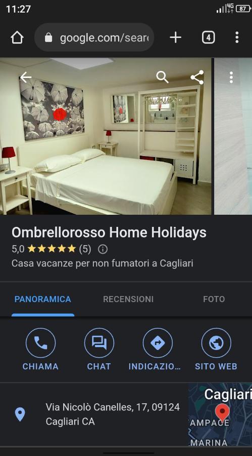 칼리아리 Ombrellorosso 아파트 외부 사진